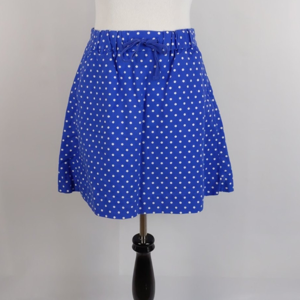J. Crew Factory Linen Blend Drawstring Dot